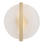 Бра с белым матовым стеклянным плафоном круглой формы Soft Glow Harmony варинант исполнения - 2 | Loft Concept в Брянске