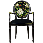 Стул с подлокотниками из бука с изображением птиц и цветов Blooming Birds варинант исполнения - 1 | Loft Concept в Брянске
