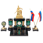 Настольный письменный набор из малахита и долерита Leader Organizer варинант исполнения - 1 | Loft Concept в Брянске