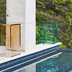 Стол журнальный в форме кубов Acrylic Furniture Lumina Mint Breeze варинант исполнения - 7 | Loft Concept в Брянске