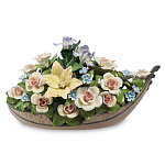 Статуэтка фарфоровая Лодка с цветами Charming Statuette варинант исполнения - 1 | Loft Concept в Брянске