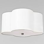 Потолочный светильник с белым волнистым плафоном из ткани Vitorino варинант исполнения - 1 | Loft Concept в Брянске