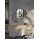 Зеркало асимметричной формы Oval Light Reflection варинант исполнения - 4 | Loft Concept в Брянске