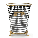 Фарфоровое кашпо Black and white square варинант исполнения - 3 | Loft Concept в Брянске