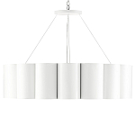 Люстра круглая фактурная в сочетании белого и золотого цвета Wide Stripes of Ribbon варинант исполнения - 2 | Loft Concept в Брянске