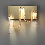 Бра волнистой формы из фактурного стекла Big Wave варинант исполнения - 7 | Loft Concept в Брянске