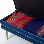 Мягкая банкетка с зоной для хранения Casket Blue варинант исполнения - 4 | Loft Concept в Брянске