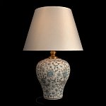 Настольная лампа с цветочной росписью Lamp Flower Painting варинант исполнения - 2 | Loft Concept в Брянске