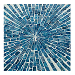 Приставной столик с инкрустацией раковинами устриц Bone Inlay варинант исполнения - 2 | Loft Concept в Брянске