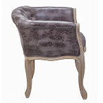 Кресло низкое в стиле прованс Louis French Armchair brown варинант исполнения - 2 | Loft Concept в Брянске