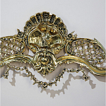 Зеркало настенное в бронзовой раме Grace Gold Mirrors  варинант исполнения - 3 | Loft Concept в Брянске