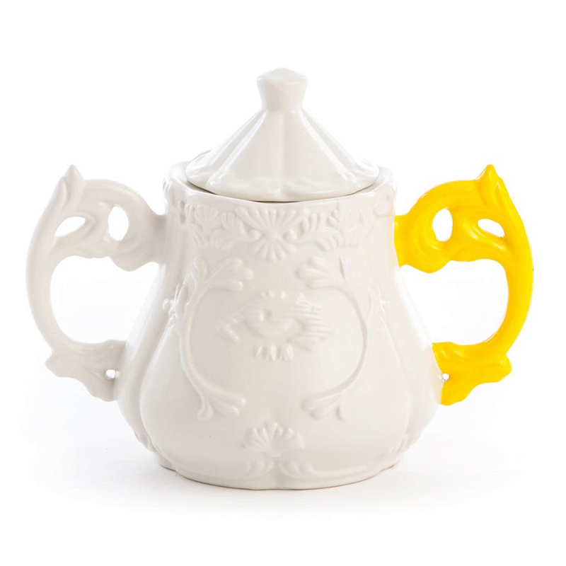 Сахарница Seletti I-Sugar Yellow Белый Желтый Сахарница Seletti I-Sugar Yellow Белый Желтый в Брянске | Loft Concept