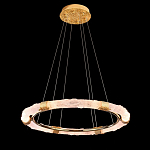 Люстра в форме кольца с золотым декором Warm Heavenly Light варинант исполнения - 5 | Loft Concept в Брянске