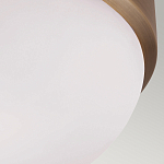 Потолочный светильник круглой формы с белым выпуклым матовым плафоном Feiss варинант исполнения - 4 | Loft Concept в Брянске