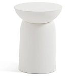 Приставной столик белого цвета Tori варинант исполнения - 2 | Loft Concept в Брянске