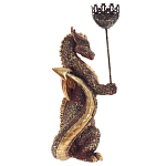 Подсвечник в виде дракона Dragon Candlestick Red Gold Blue Green варинант исполнения - 1 | Loft Concept в Брянске
