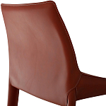 Стул коричневый из искуственной кожи на 4-х ножках Enigma Brown варинант исполнения - 2 | Loft Concept в Брянске