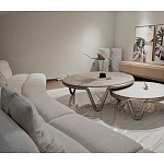 Стол журнальный круглый с узором Table Hypontic Pattern варинант исполнения - 7 | Loft Concept в Брянске