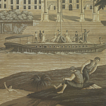 Обои ручная роспись Monuments of Paris Eau Forte on antique scenic Xuan paper варинант исполнения - 1 | Loft Concept в Брянске