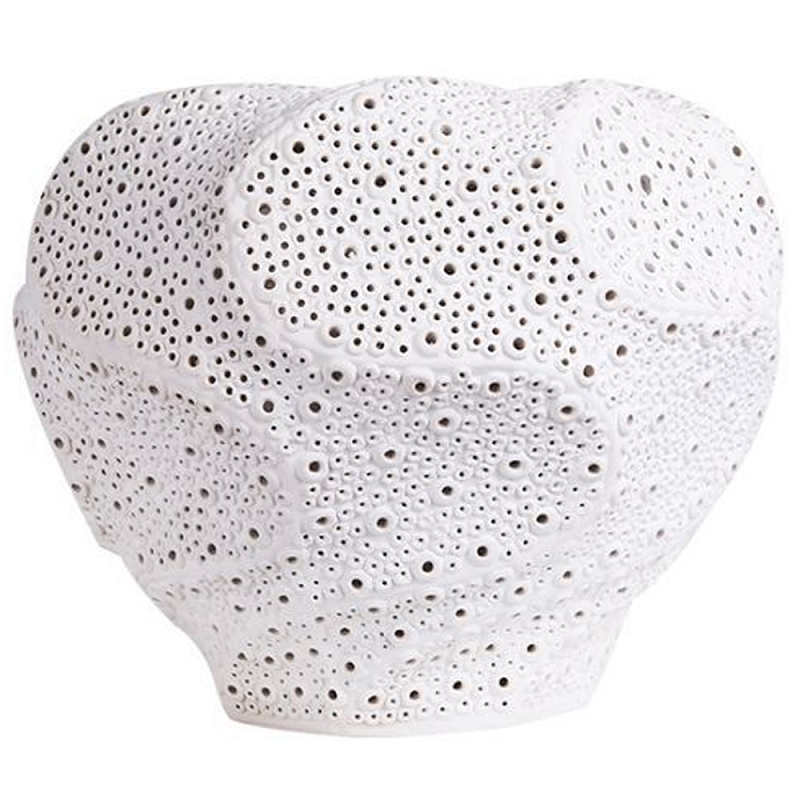 Декоративная ваза Spiral Lacy Vase Белый в Брянске | Loft Concept 