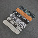 Бра с каменным основанием и 3-мя плафоном из стекла Shaw Marble Lighting варинант исполнения - 1 | Loft Concept в Брянске