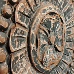 Индийский шкаф с орнаментом резьба из дерева Indian Antique Furniture  варинант исполнения - 4 | Loft Concept в Брянске