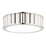 Потолочный светильник с гофрированным серебрянным абажуром Millennium варинант исполнения - 2 | Loft Concept в Брянске