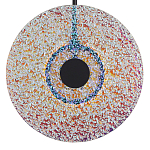 Подвесной светильник из фактурного двойного стекла Heterochromia варинант исполнения - 3 | Loft Concept в Брянске