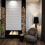 Гипсовая 3D Панель M-38 варинант исполнения - 1 | Loft Concept в Брянске