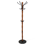Вешалка напольная деревянная с черными металлическими крючками Noble Branches варинант исполнения - 1 | Loft Concept в Брянске