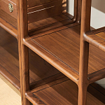 Стеллаж деревянный с полками для хранения Moon Walnut Furniture варинант исполнения - 3 | Loft Concept в Брянске