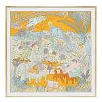 Картина Hermes Le Carnaval des Animaux Orange варинант исполнения - 1 | Loft Concept в Брянске