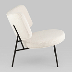 Мини-кресло District Lounge букле белый варинант исполнения - 2 | Loft Concept в Брянске