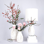 Декоративная ваза белая Мountain waterfall варинант исполнения - 3 | Loft Concept в Брянске