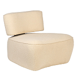 Кресло бежевое без подлокотников с обивкой из ткани букле Space of Freedom варинант исполнения - 1 | Loft Concept в Брянске