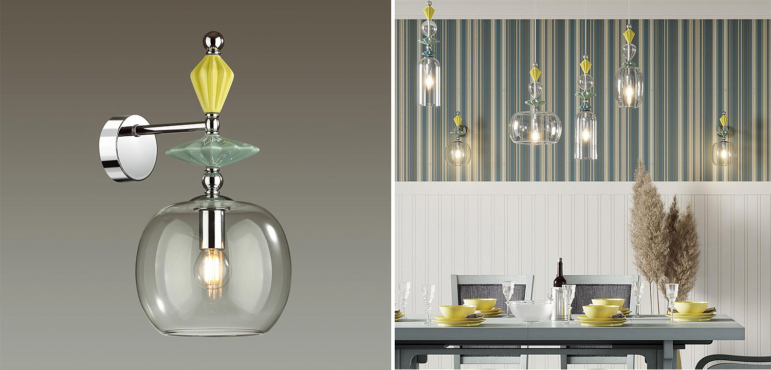 Бра Iris Glas wall lamp A chrome Бра Iris Glas wall lamp A chrome - Loft-Concept в Брянске