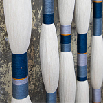 Настенное украшение из нитей Корона с кисточками Crown Wall Hanging варинант исполнения - 2 | Loft Concept в Брянске