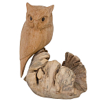 Статуэтка из дерева сова Animals of the World варинант исполнения - 2 | Loft Concept в Брянске