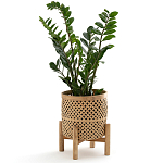 Кашпо на ножках из бамбука Bamboo Decor варинант исполнения - 2 | Loft Concept в Брянске