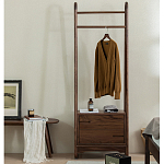 Вешалка деревянная с 2- мя ящиками Moon Walnut Furniture варинант исполнения - 1 | Loft Concept в Брянске