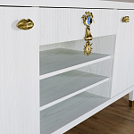 Комод-буфет Elsa Dreams White с открытыми полками   варинант исполнения - 5 | Loft Concept в Брянске