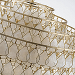 Люстра многоярусная с декором из натуральной морской ракушки Iridescent Light варинант исполнения - 7 | Loft Concept в Брянске