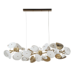 Люстра с белыми и золотистыми цветами G9 Dahlia Flowers Lamp варинант исполнения - 3 | Loft Concept в Брянске