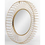 Зеркало круглое настенное в металлической оправе Modern Mirror Space варинант исполнения - 2 | Loft Concept в Брянске