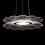 Люстра с прозрачным волнистым плафоном в форме цветка Ethereal Bloom варинант исполнения - 6 | Loft Concept в Брянске