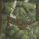 Обои ручная роспись Redwoods Colourway SC-281 on scenic paper варинант исполнения - 2 | Loft Concept в Брянске