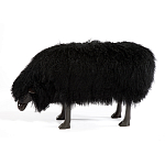 Банкетка Овечка черная Sheep Bench Black head down варинант исполнения - 1 | Loft Concept в Брянске