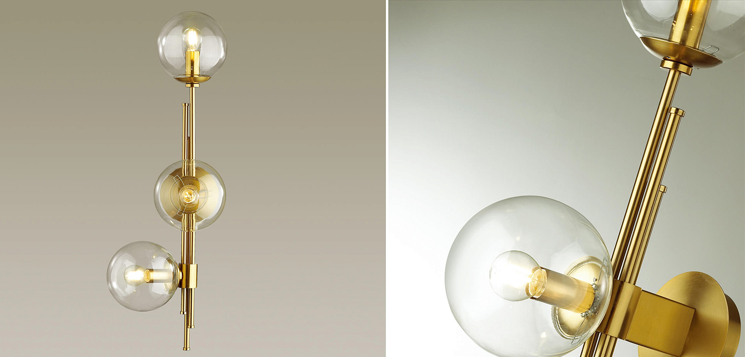 Бра TRILOGY WALL SCONCE Clear glass 70 Бра TRILOGY WALL SCONCE Clear glass 70 - Loft-Concept в Брянске