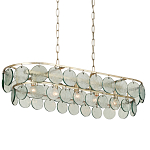 Люстра овальной формы с каскадом из декоративных элементов Harmony of Light варинант исполнения - 2 | Loft Concept в Брянске