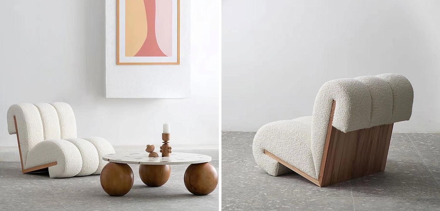 Кресло Frazier Boucle Armchair Кресло Frazier Boucle Armchair - Loft-Concept в Брянске